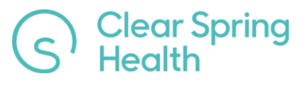 Clear Spring Health logo, a registered trademark of Clear Spring Health